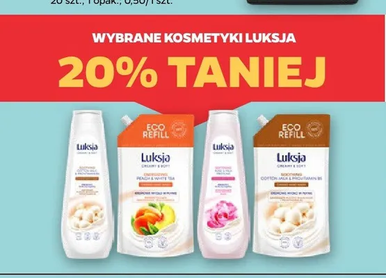 Kosmetyki Luksja promocja w Netto