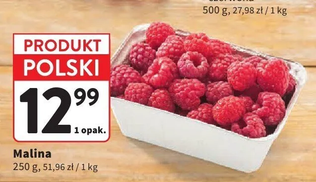 Malina polska promocja w Intermarche