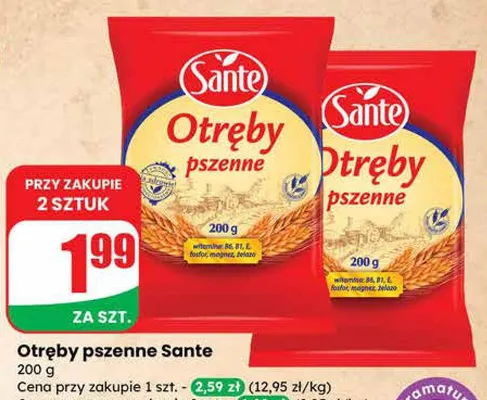 Otręby pszenne promocja w Dino