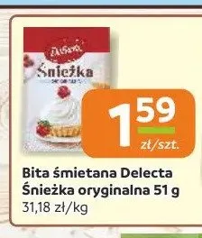 Bita śmietana Delecta Śnieżka oryginalna promocja w Gama