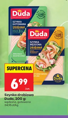 Szynka drobiowa gotowana Duda promocja w Biedronka