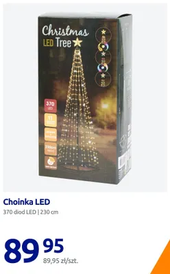 Choinka LED promocja w Action