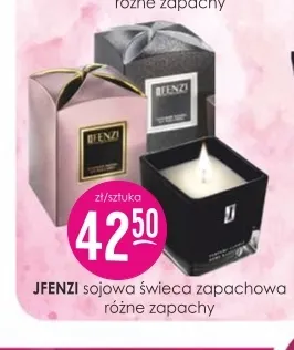Sojowa świeca zapachowa JFenzi promocja w Drogerie Jasmin