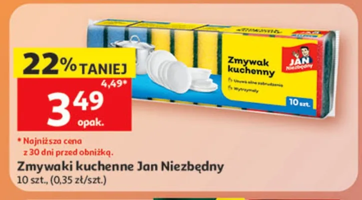 Zmywaki kuchenne Jan Niezbędny promocja w Auchan