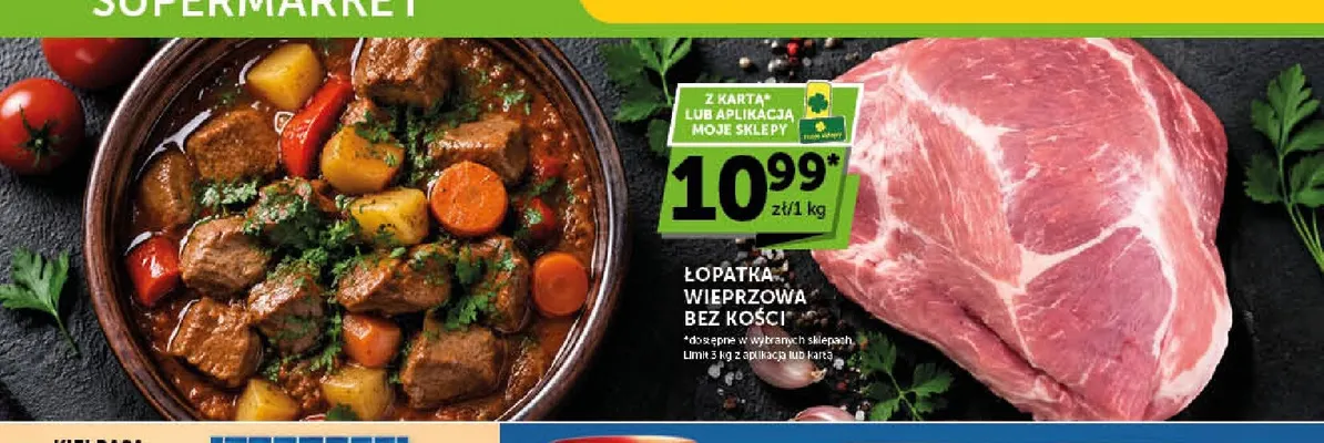Łopatka wieprzowa bez kości promocja w ABC