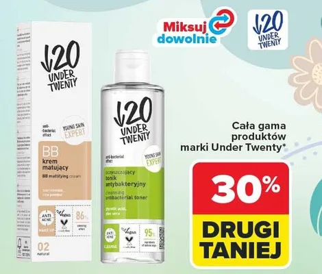 Produkty marki Under Twenty różne rodzaje promocja w Carrefour