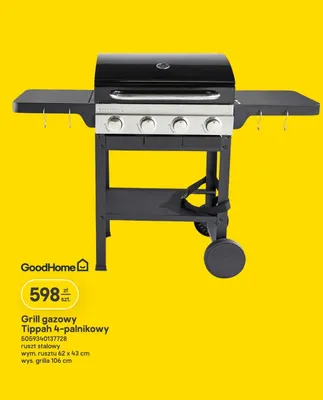 Grill gazowy promocja w Castorama