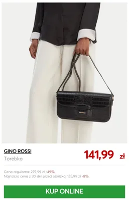 Torebka Gino Rossi promocja w eobuwie.pl