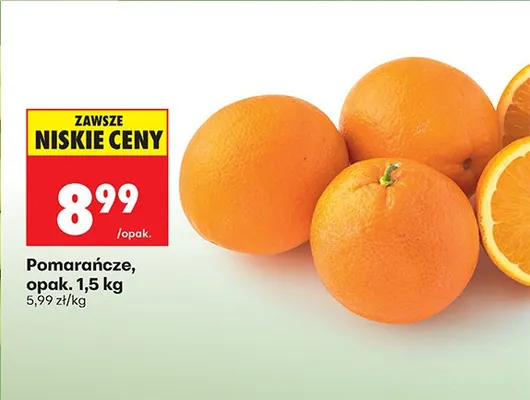 Pomarańcze, opak. 1,5 kg promocja w Biedronka