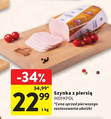 Szynka z piersia promocja w Intermarche