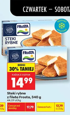 Steki rybne z fileta Frosta promocja w Biedronka