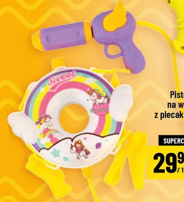Pistolet na wodę z plecakiem promocja w POLOmarket