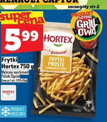 Frytki Tex 750g promocja w TOPAZ