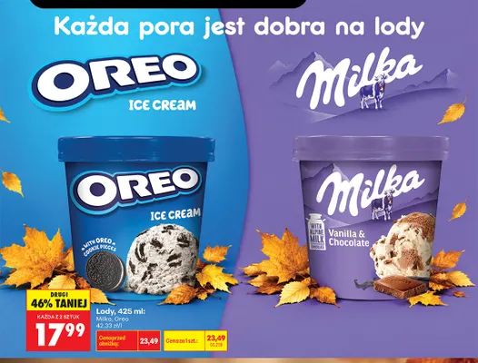 Lody Milka promocja w Biedronka