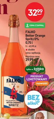 Koktajl bezalkoholowy F'Alko Better Orange Spritz 0% promocja w Żabka