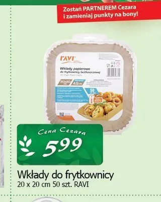 Wkłady do frytkownicy Ravi promocja w CEZAR Delikatesy