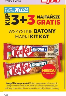 Baton KitKat Chunky Peanut Butter promocja w Kaufland