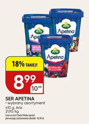 Ser apetina wybrany asortyment promocja w Chata Polska