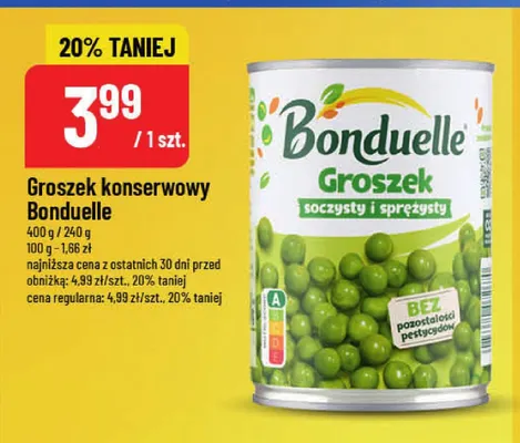 Groszek konserwowy Bonduelle promocja w POLOmarket