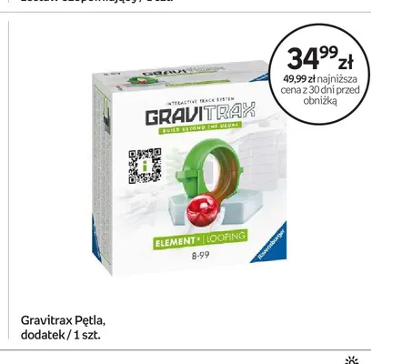 Zabawka edukacyjna Gravitrax Pętla dodatek Ravensburger promocja w Empik