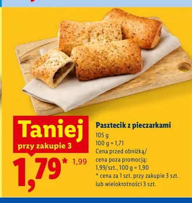 Pasztecik z pieczarkami promocja w Lidl