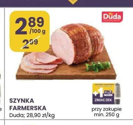 Szynka farmerska Duda promocja w Stokrotka