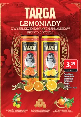 Lemoniada sycylijska aranciata promocja w Market Point