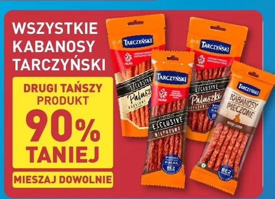 Kabanosy Tarczyński promocja w Aldi