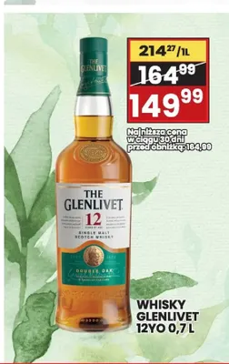 Whisky Glenlivet 12YO promocja w Wafelek