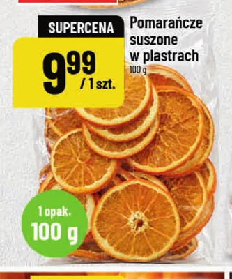 Pomarańcze suszone w plastrach promocja w POLOmarket