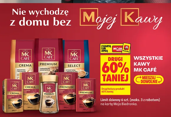 Kawa ziarnista MK Café Crema promocja w Biedronka