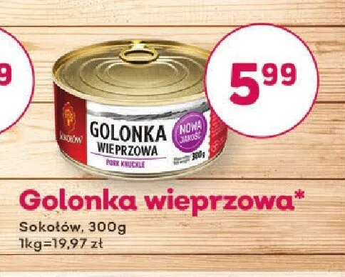 Golonka wieprzowa promocja w Bliski