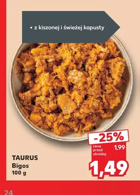 Bigos Taurus promocja w Kaufland