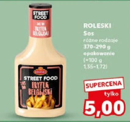 Sos, różne rodzaje Roleski promocja w Kaufland