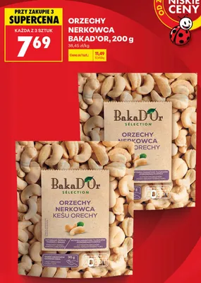 Orzechy nerkowca Bakad'Or promocja w Biedronka