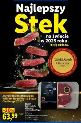 Steki z rostbefu z irlandzkiej wołowiny Black Angus Deluxe promocja w Lidl