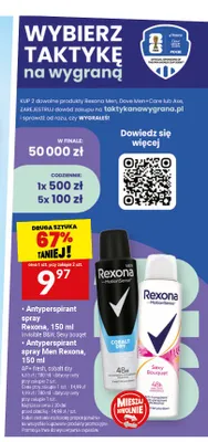Antyperspirant spray Rexona Sexy Bouquet promocja w Twój Market