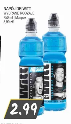 Napój Dr Witt Electrolytes promocja w Słoneczko