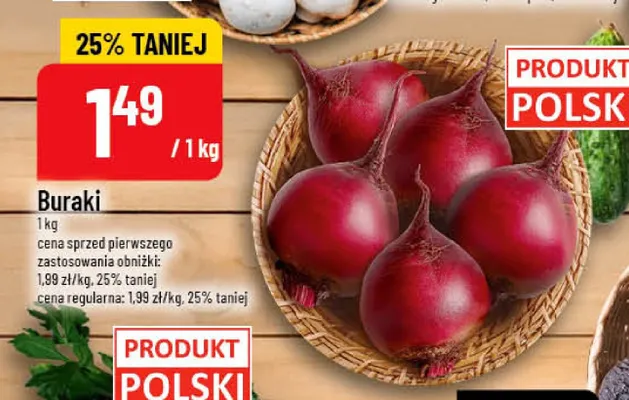 Buraki promocja w POLOmarket