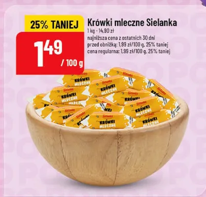 Krówki mleczne promocja w POLOmarket