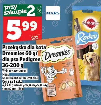 Karma dla psa Pedigree Rodeo promocja w TOPAZ