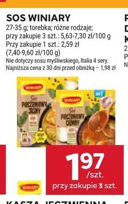 Sos Winiary promocja w Stokrotka