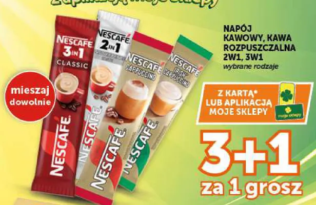 Kawa rozpuszczalna Nescafé 3in1 Classic promocja w ABC
