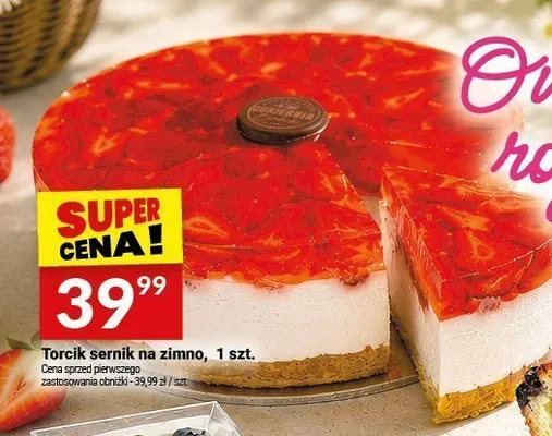Torcik sernik na zimno promocja w Twój Market
