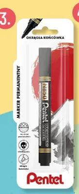 Marker permanentny czarny Pentel N850 promocja w POLOmarket