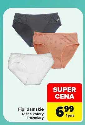 Figi damskie promocja w Carrefour