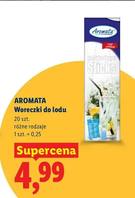 Woreczki do lodu różne rodzaje promocja w Lidl