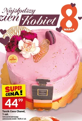 Torcik Coco Chanel promocja w Twój Market