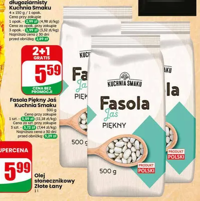 Fasola Piękny Jaś Kuchnia Smaku promocja w Dino