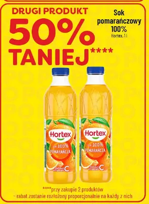 Sok pomarańczowy 100%  promocja w POLOmarket